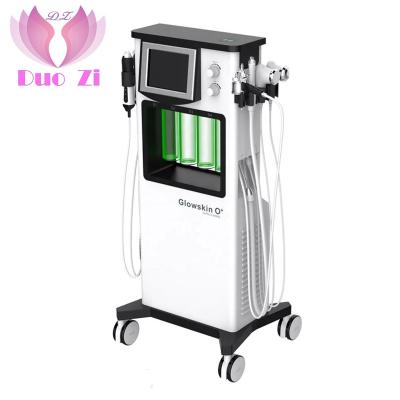 China Multifunctional Face Lift Carbon Oxygen Skin Management Machine Oxygen Chamber 9 In 1 Oxygen Mask Making Beauty Machine for sale