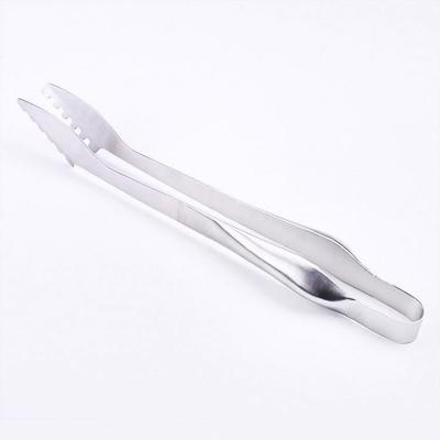 China BZJ1197T 17.5 Inch Easily Cleaned Heavy Duty BBQ Edge Stainless Steel BBQ Grill Tongs for sale