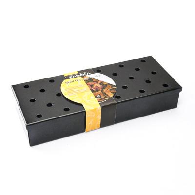 China Easily Cleaned Top Cast Iron Smoker Cooker Box Meat Smokers Box In BBQ Grilling Accessories for sale