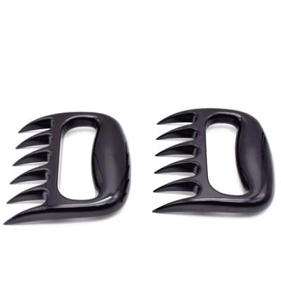 China Amazon BBQ Tool BBQ Accessories Bear Claws Meat Shredder Meat Claw Easily Cleaned Plastic Black 2 Pcs Pack for sale