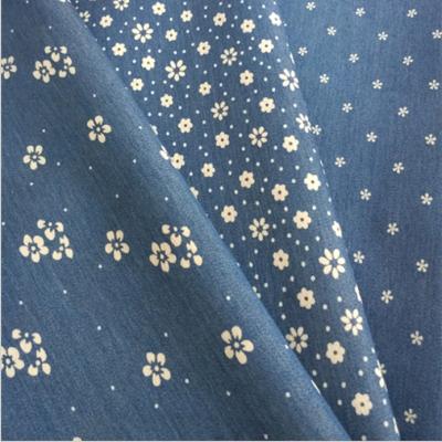 China Cotton Denim Anti-Static Woven Printed Fabric for sale