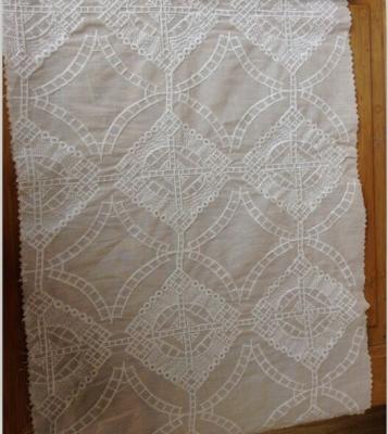 China Sustainable 100% Cotton Wholesale Dresses Guipure Embroidery Lace Designs for sale