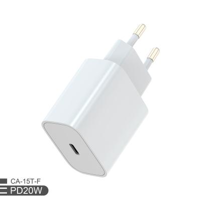 China 2021 Cell Phone Cell Phone Charger AC DC Us USA Wall Plug Mini Pd20w 20w Foldable AC Digital Display Power Adapter for sale