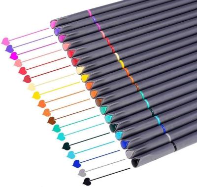 China Fine Line Pen Colored Drawing Pen 0.4mm Ultra-fine Tip Fineliner Color Sketch Pen Set for sale