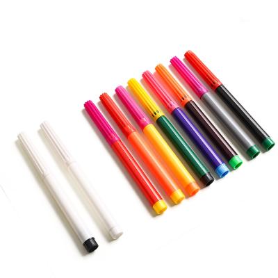 China Magic 9+1 Color Changing Mixed Assorted Rainbow Drawing 8+2 Color Changing Highlighters Drawing Art Marker Fine Tip Permanent Luminous Pens for sale