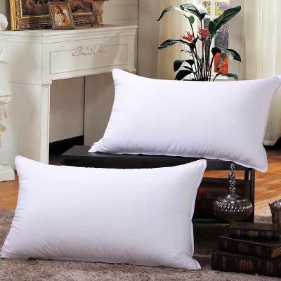 China Anti-Static Premium White Goose Feather And Down Filled Pillow Soft Bottom Pillow For Home And Hotel for sale