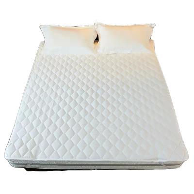 China Waterproof Premium Poly-cotton Quilted Mattress Cover Mattress Protector. for sale