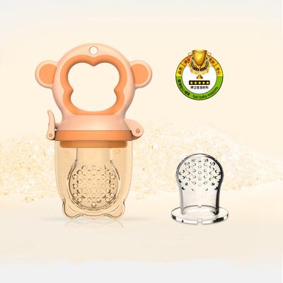 China 100% BPA Food Grade Silicone Pacifier Baby Fresh Fruit Food Feeder Feeder Baby Teether Toy Infant Teething Feeder for sale