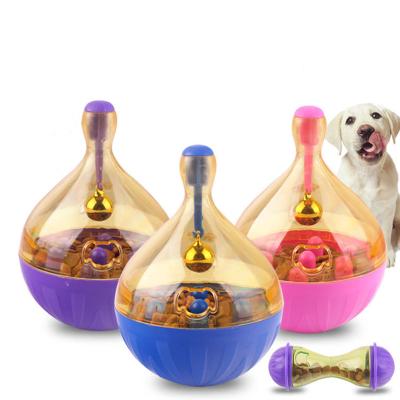 China Plastics Interactive Dog Playing Toys Food Treat Ball Bowl Pet Driver Funny Pet Shaking Leak Food Container Puppy Cat Slow Feed Pet for sale