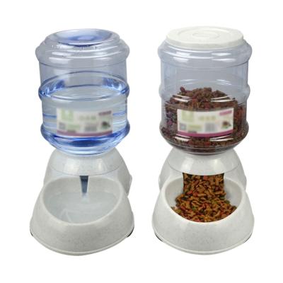 China Automatic 3.5L Dog Feeders Plastic Drinking Bowls For Cat Food Bowl For Dogs Water Drinker Bottle Bowls For Cats Water Dispensers for sale