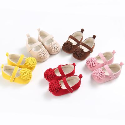 China Lovely Light Flower Spring Autumn Infant Baby Shoes For Girl for sale