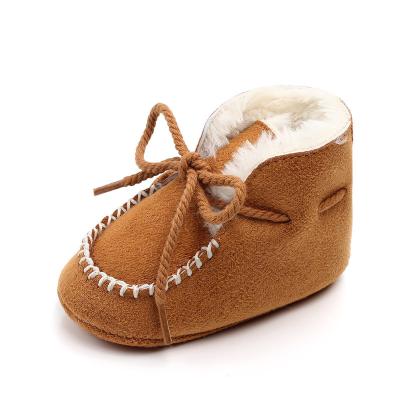 China Winter Plush Cotton Baby Thermal Boots Cartoon Warm Baby Boots for sale