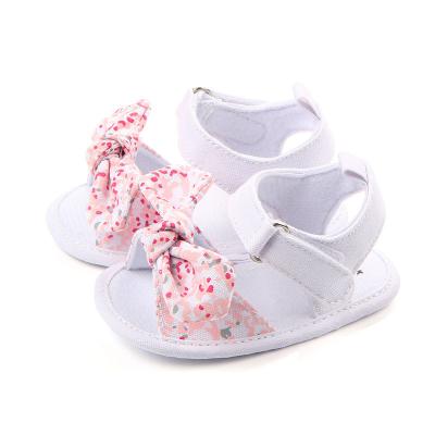 China Other Non-slip Canvas Bowknot Infantil Toddlers Shoes1 Pairs Newborn Baby Girls Boys Girls Sandals for sale