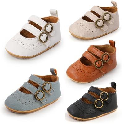 China Breathable Designer Two Straps Baby Newborn Girls Dress Shoes Ballet Toddler Shoes for sale