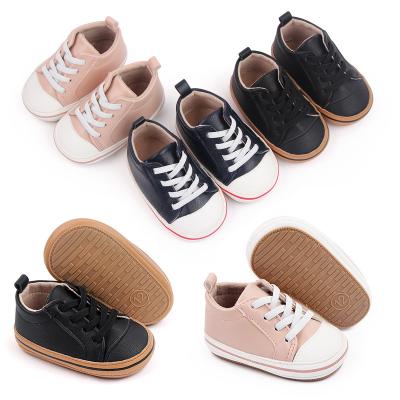 China Slip 2022 Spring Baby Casual Sports Shoes Tpr Sole First Walker Shoes Unisex for sale