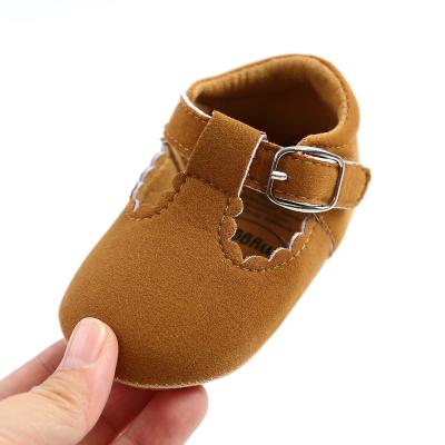 China Around 2022 Fashion Baby Walking Shoes Outdoor Infant PU Leather Lining Soft Unique Anti Slip Stylish Baby Shoes for sale