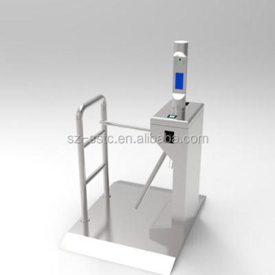 China 304 Stainless Steel Entrance Access Control System 304 Stainless Steel Face Barrier Recognition Arm Turnstile for sale