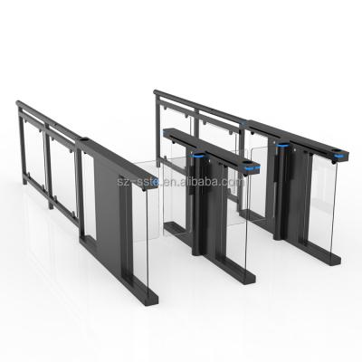 China time & Various Colors Thin Turnstile Barrier Attendance Servo Motor High Speed ​​Swing Gate for sale