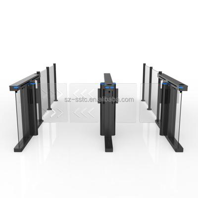 China Access Control Pedestrian Security Gates Baffle Gate Turnstile Speed ​​Gate 1400x120x980mm for sale