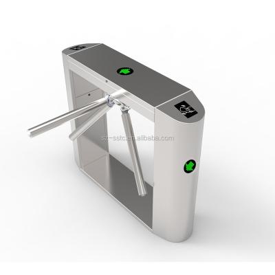 China Semi-auto Tripod Turnstile RFID Access Control System 3 Arm Drop Arm Turnstile 1200*280*980mm for sale