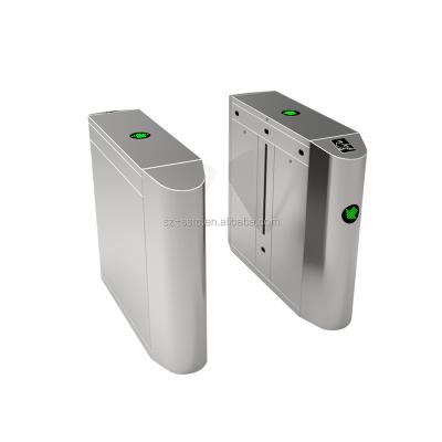 China 304 stainless steel stainless steel Accept OEM/ODM Waiting Partition Turnstile Gate High ESD Flap Turnstile for sale