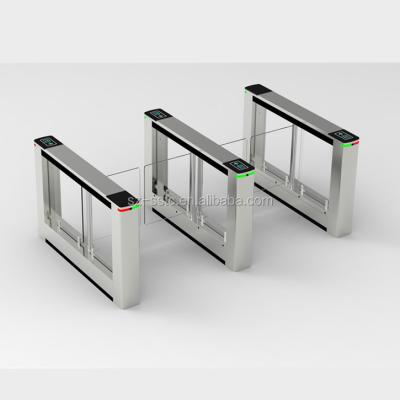 China 304 Stainless Steel Swing Turnstile Gate Access Control Access Control Swing Barrier Gate with Face Recognition for sale