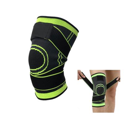 China Compression Knee Pads Knee Band Support With Belt Polyester Support Non-Slip Breathable Joint Knee Pads for sale