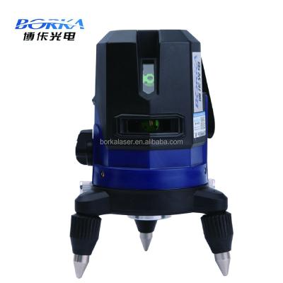 China Blue Light Lines 360 Level Laser Land Borka 5 Rotary Auto Leveler 21/16/23 cm for sale