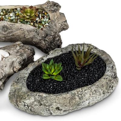 China 27-JURASSIC/128 Decoration Medium Thin Log Planter for sale