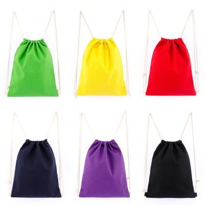 China Small Shoe Bag Reusable Colorful Non Woven Shopping Drawstring Bag for sale