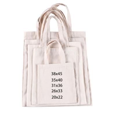 China Wholesale Reusable Single Tote Bag Cotton Shopping Canvas Bag for sale