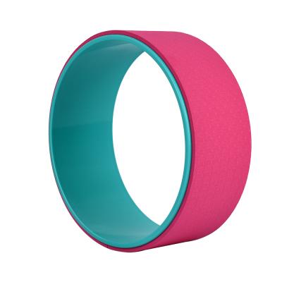 China Durable Stretching Props Tape Yoga Wheel Custom Logo Fitness Environmental Protection for sale