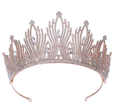 China Combine Valentines Day Jewelry Hot Selling Luxury Zircon Princess Tiaras Tiara Girl for sale