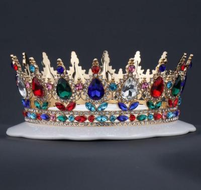 China Abandantly hair jewelry stocked product crystal crown&headpieces crown bride crowns for sale