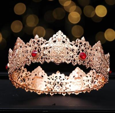 China Alloy factory price wholesale custom design bride crowns bridal crown pageant for sale