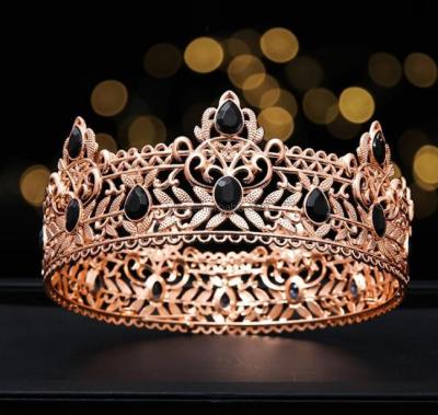 China Alloy New Fashion Women Jewelry Rhinestone Wedding Crown Crystal for sale