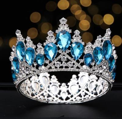 China For Wedding Best Selling Quality Most Products Pageant Blue Crown Birthday Girl For Adults for sale