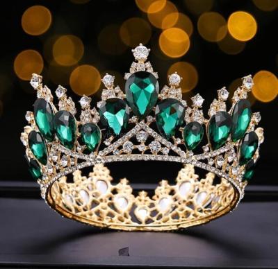 China To marry new fashion women jewelry rhinestone king crown children head for sale