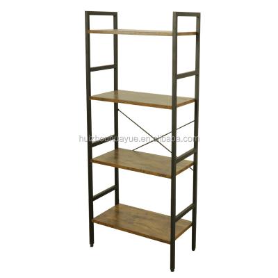 China Newest Hot Sale Metal Frame Furniture Home Office Shelf Rack 4 Tier Bookcase Shelf Storage Racks & Holders Viable for sale