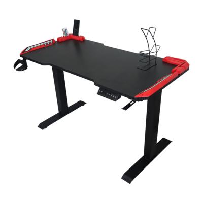 China Electric (high) esports standing desks height gaming desk Sit Stand custom adjustable table gamer for sale