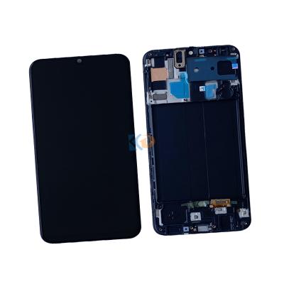 China Mobile Phone LCDs For Samsung A505 LCD Touch Screen With Frame For Samsung A50 6.4 Inch LCD Display for sale