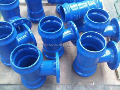 China Iron Ductile Iron Fitting For PVC Pipe for sale