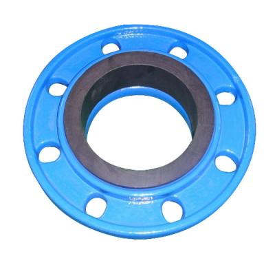 China Iron DI Ductile Cast Iron Quick Flange Adapter For PE/PVC Pipe for sale