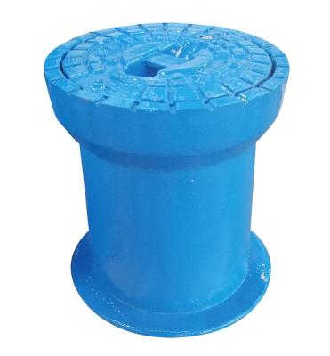 China Exterior Water Meter Boxes DIN 4056 Boxes Lids Ductile Iron Surface Boxes for sale