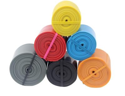 China Yoga Exercise Wholesale Factory Size Quality Gym Exercise Workout Stretch Rubber Elastic Pull Up Silk Aid Bands for sale