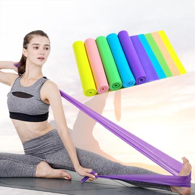 China Yoga Exercise A One Free Sample Customized Long Elastic Band Bands For Strength Training Physical Therapy Yoga Pilates for sale