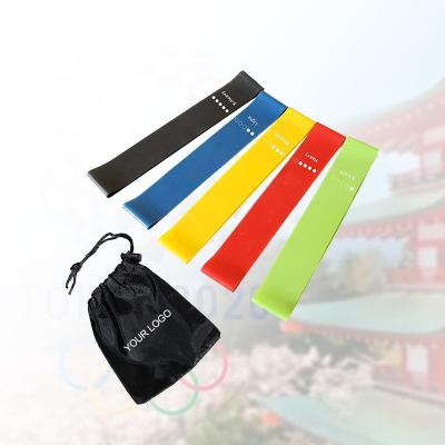 China Yoga Exercise One To One Elastic Bands Rubber Latex Rubber Factory Wholesale 5 Colors Home Fitness Yoga Resistance Bands for sale