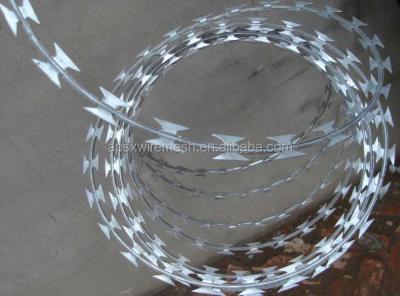 China Secure Your Property with single coil concertina razor wire Military and Private for sale