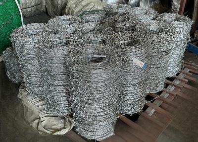 China Zinc Coated Steel Fence Iron Wire Security Barbed Wire farm fence for sale