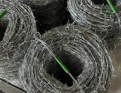 China Electro-Galvanized 	Security Barbed Wire For Isolating And Protecting for sale